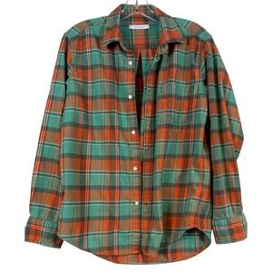 Journal Standard Mens Plaid Flannel Shirt Button Down Large Japanese‎ Layering